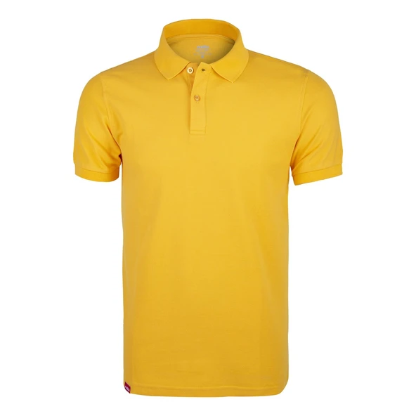 Evolite DeepRaw Erkek Polo T-Shirt- Sarı ürün görseli 1