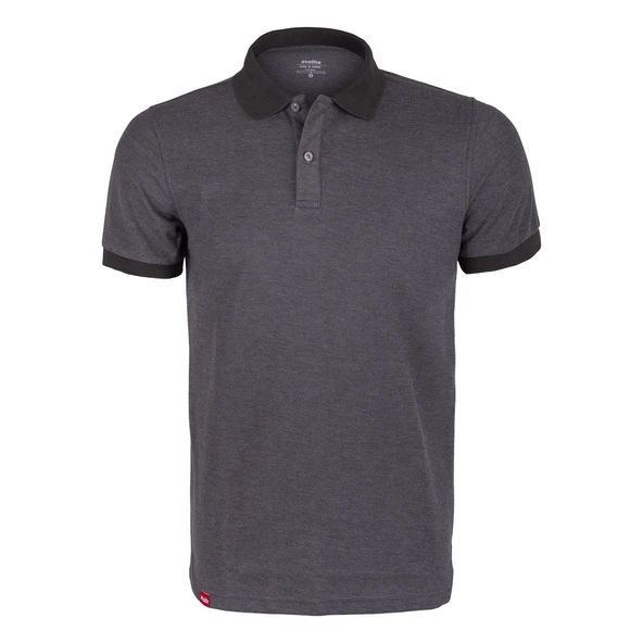 Evolite DeepRaw Erkek Polo T-Shirt- Antrasit ürün görseli 1