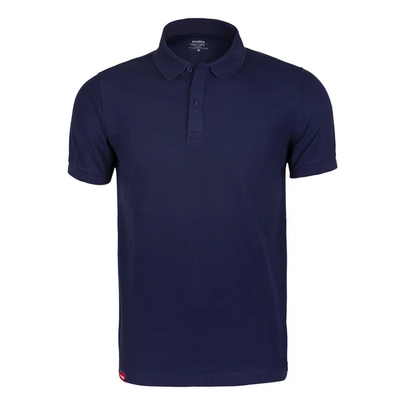 Evolite DeepRaw Erkek Polo T-Shirt- Lacivert ürün görseli 1
