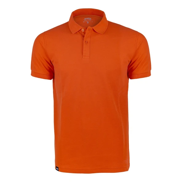 Evolite DeepRaw Erkek Polo T-Shirt- Turuncu ürün görseli 1