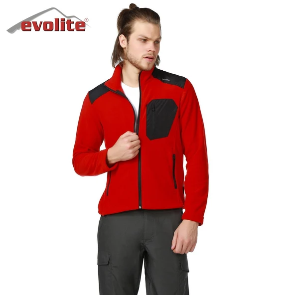 Evolite İcon Unisex Polar Mont-Kırmızı ürün görseli 1
