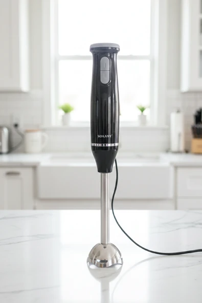 Sokany Power Bell Teknolojili Paslanmaz Çelik El Blenderi 800W – SK-1714-5 ürün görseli 1