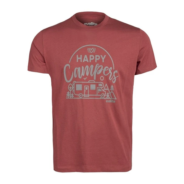 Evolite Happy Campers T-shirt-Kiremit ürün görseli 1