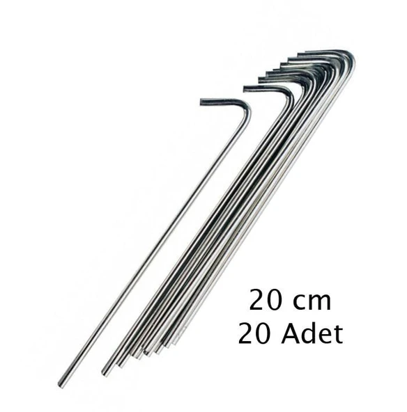 Ferrino Çelik Çadır Kazığı 20 Adet (5mm) ürün görseli 1