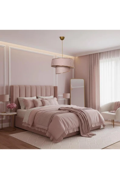 Elizim Home Lighting Pasta 2 katlı abajur sarkıt avize ürün görseli 1