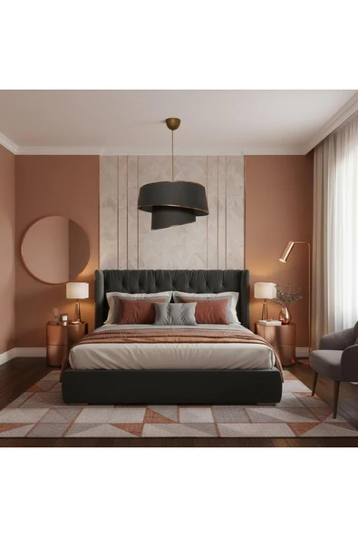 Elizim Home Lighting Pasta 2 katlı abajur sarkıt avize ürün görseli 1
