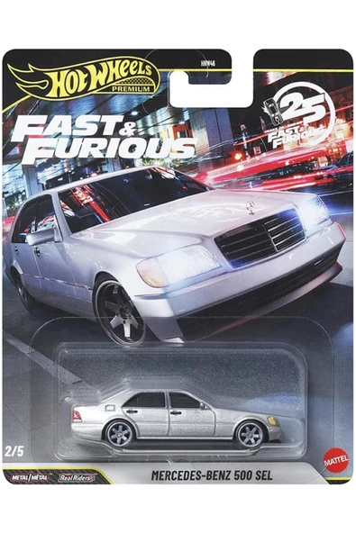 Hot Wheels Premium Series Fast & Furious Mercedes-Benz 500 Sel JHW67 ürün görseli 1