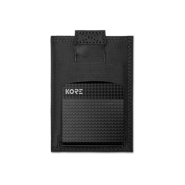 KORE İnce Taktikal Cüzdan + Carbon Fiber Para Klipsi ürün görseli 1