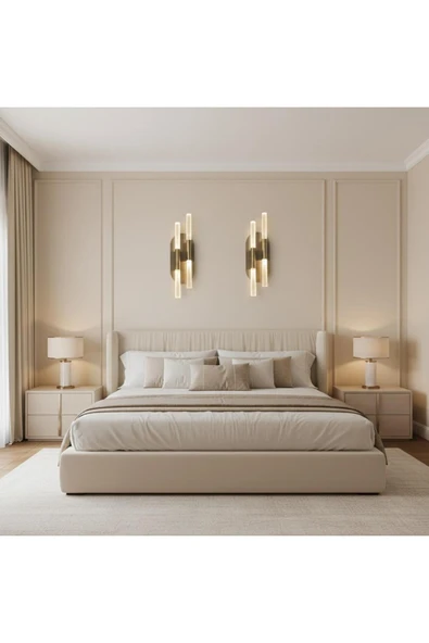 Elizim Home Lighting Damla 2 ledli pilli eskitme aplik ürün görseli 1