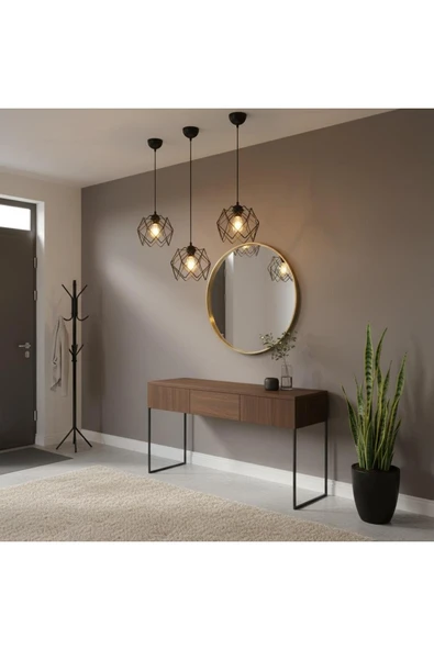 Elizim Home Lighting 3 adet prizma tekli promosyon sarkıt avize ürün görseli 1