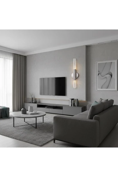 Elizim Home Lighting Su damlası ledli pilli krom aplik ürün görseli 1
