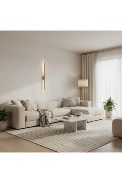 Elizim Home Lighting Çubuk gold ledli pilli aplik ürün görseli 1