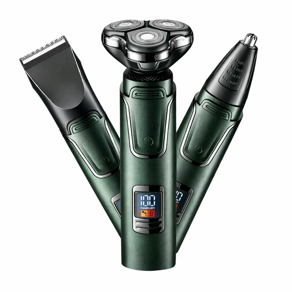 Sportsman SM-555 Professional 3’ü 1 Arada Islak/Kuru Şarjlı Erkek Bakım Seti ürün görseli 1