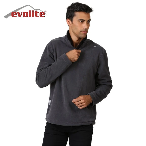 Evolite Fuga Erkek Mikro Polar Sweater - Gri ürün görseli 1