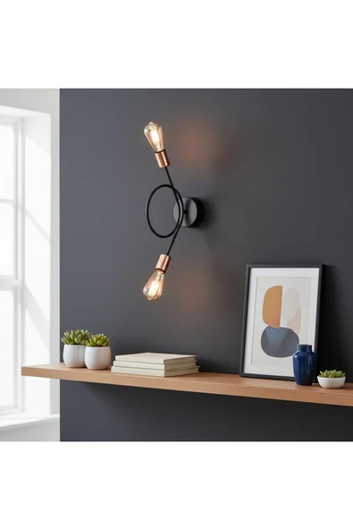 Elizim Home Lighting Sarma 2'li dekor avize aplik - Resim 7