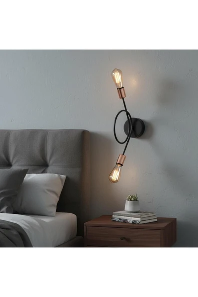 Elizim Home Lighting Sarma 2'li dekor avize aplik ürün görseli 1