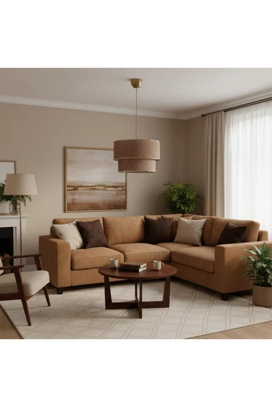 Elizim Home Lighting Pasta tekli abajur sarkıt avize ürün görseli 1