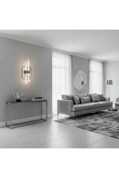 Elizim Home Lighting Linea 2 krom pilli aplik ürün görseli 1