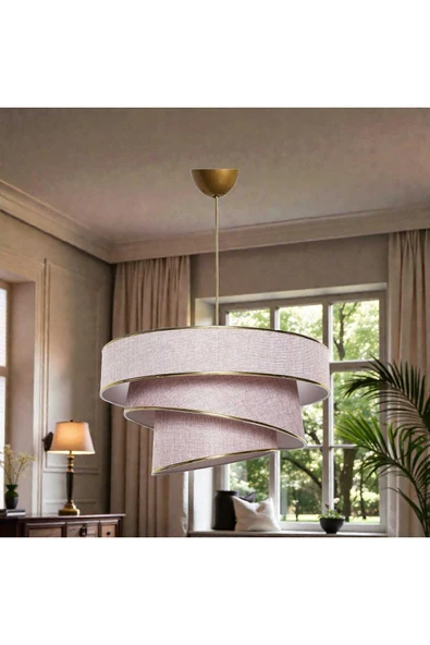 Elizim Home Lighting Pasta 3 katlı abajur sarkıt avize ürün görseli 1
