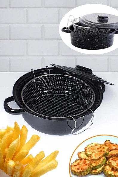 Essan Yanmaz ve Yapışmaz Fritöz Kızartma Tenceresi ürün görseli 1