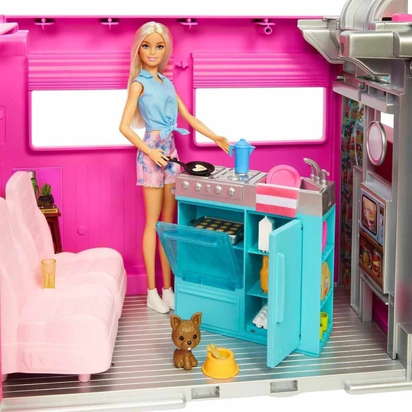 Barbie'nin YENİ Rüya Karavanı HCD46 - Resim 3