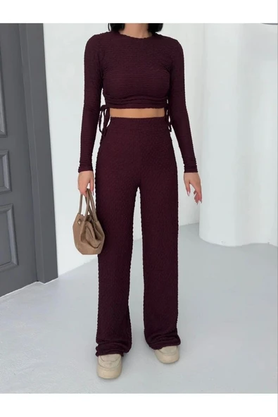 Bubble alt üst takım bordo pt510446 ürün görseli 1