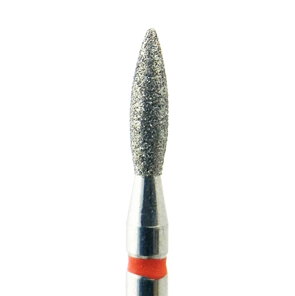 Kmiz Elmas Manikür Törpü Ucu 8mm Sivri Ateş Model Kırmızı 0.21 113768 ürün görseli 1