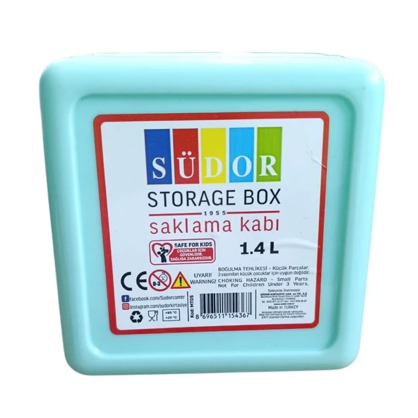 Südor Saklama Beslenme Kabı 1.4 L MT05-Yeşil ürün görseli 1