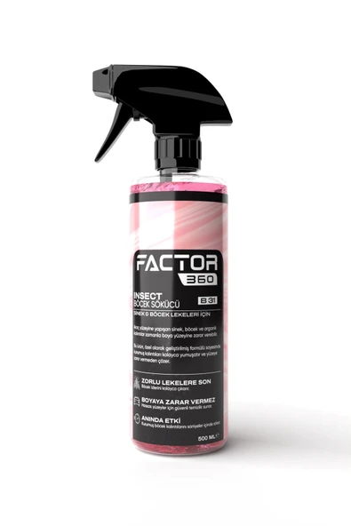 Factor360 Insect Sinek Böcek Temizleyici 500 ML ürün görseli 1