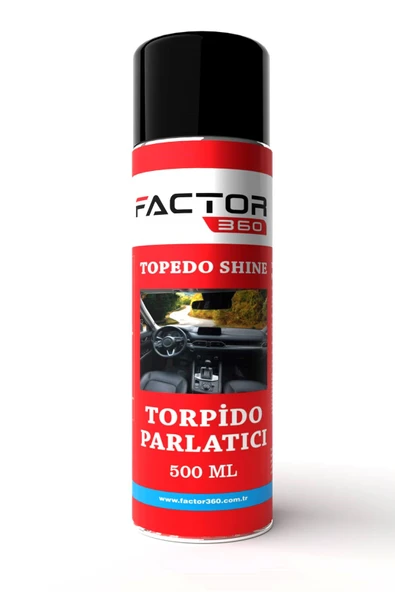 Factor360 Otomobil Araç Torpido Parlatıcı Aerosol 500ML ürün görseli 1