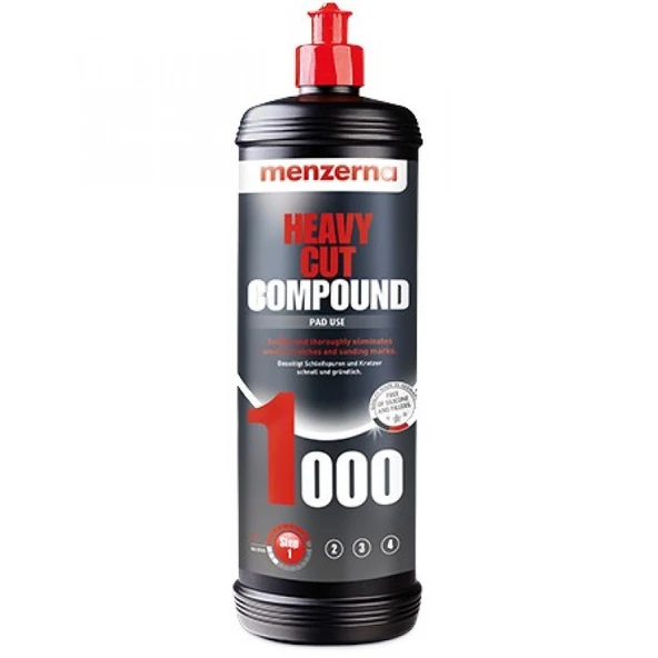 MENZERNA 1000 Heavy Cut Compound Çizik Giderici Kalın Pasta 1000 ML ürün görseli 1