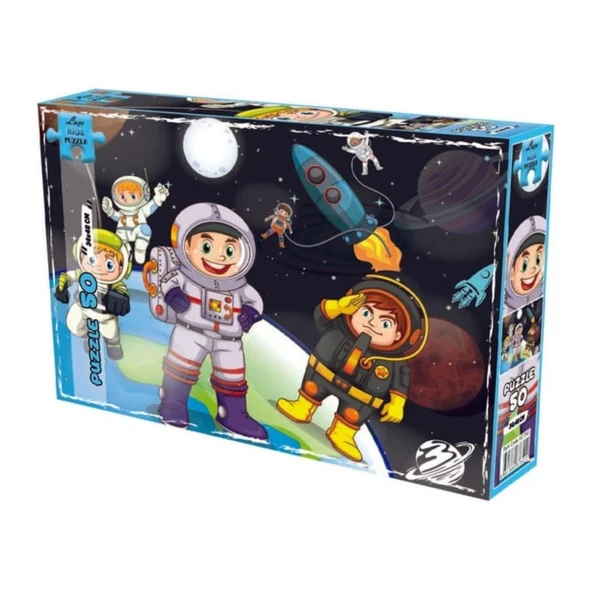 Laço Kids Uzay Yolculuğu Puzzle 50 Parça LC7341 ürün görseli 1