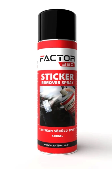 Factor360 Otomobil Araç Yapışkan Etiket Sökücü Aerosol 500ML ürün görseli 1