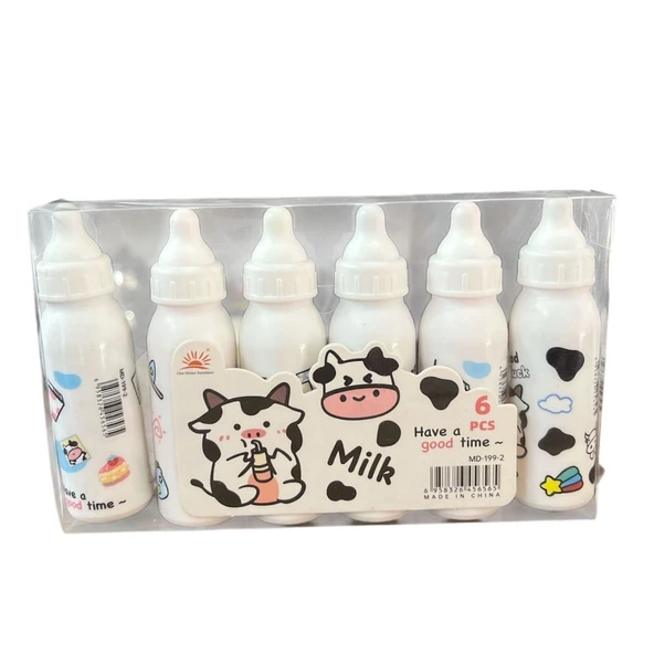 Unicus Milk Biberon Fosforlu Kalem 6 Renk MD-199-2 ürün görseli 1