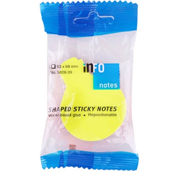 İnfo Notes 53x68Mm Yapışkanlı Notluk Renkli Ampul 200 Syf ürün görseli 1