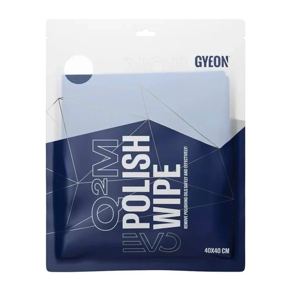 Gyeon Q²M PolishWipe EVO Lazer Kesim Çift Yönlü Cila Bezi - 40x40 CM ürün görseli 1