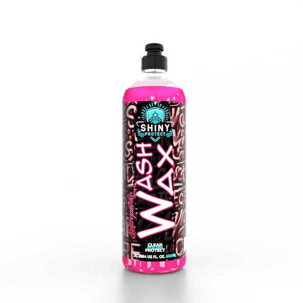 Shiny Protect Wash & Wax Cilalı pH Nötr Oto Yıkama Şampuanı 600 ML ürün görseli 1
