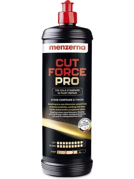 Menzerna Cut Force Pro Altın Seri Ağır Çizik Giderici Kalın Pasta 1 LT ürün görseli 1