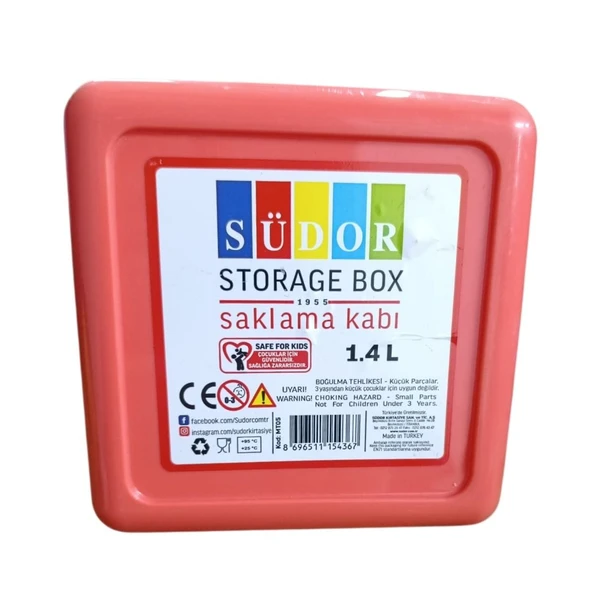 Südor Saklama Beslenme Kabı 1.4 L MT05-Turuncu ürün görseli 1
