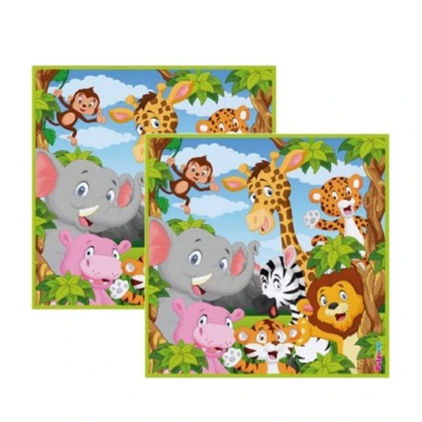 Balonevi Safari Peçete 33x33cm 16 Adet ürün görseli 1
