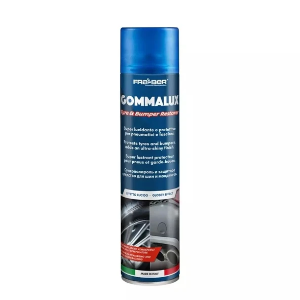 FRA-BER Gommalux Uzun Süreli Lastik Parlatıcı Ve Koruyucu Spray 600 ML ürün görseli 1