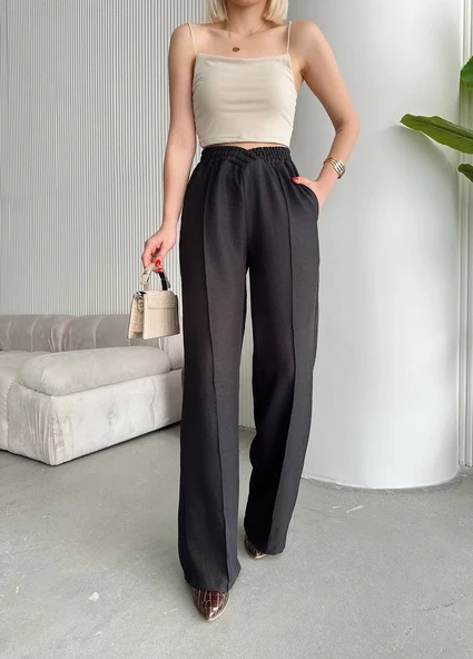 Beli çapraz pantolon - Resim 5