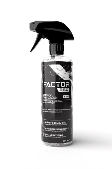 Factor360 Sticky Etiket Folyo Sökücü 500 ML ürün görseli 1