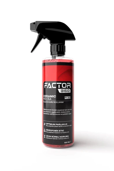 Factor360 Ceramic Hızlı Cila 500 ML ürün görseli 1