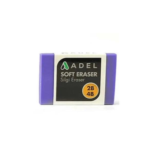 Adel Soft Eraser Silgi 2B-4B 008-Mor ürün görseli 1