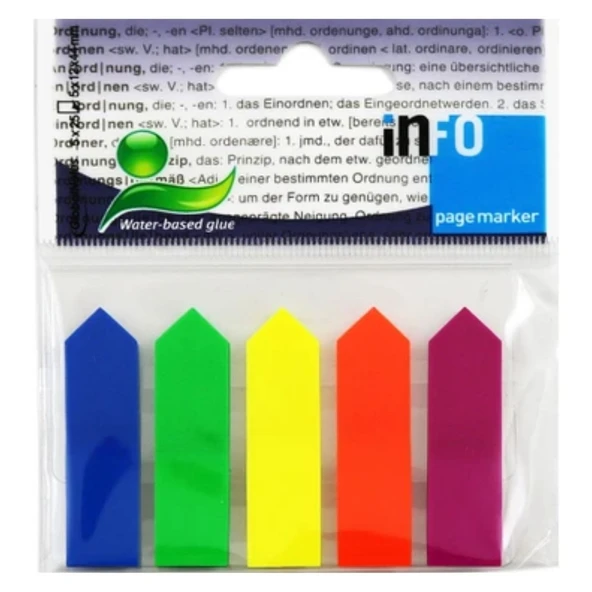 İnfo Notes 12x50 Sayfa Ayracı Ok ürün görseli 1