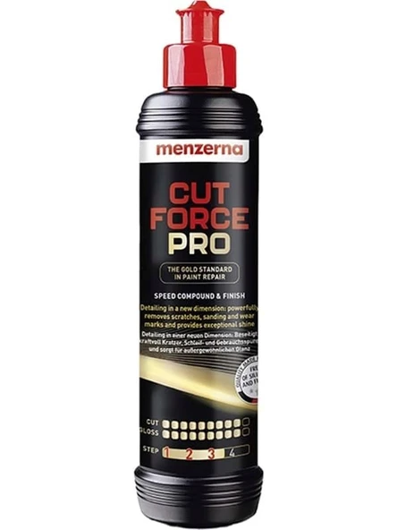 Menzerna Cut Force Pro Altın Seri Ağır Çizik Giderici Kalın Pasta 250 ML ürün görseli 1