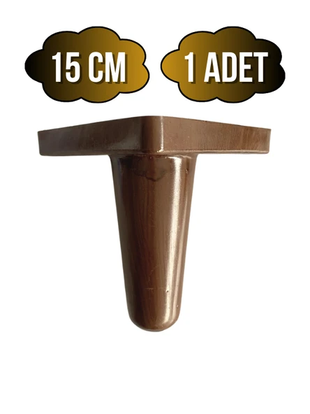 Rüzgar Plastik 15cm Ayak Mobilya Masa ve Dolap Ayağı(15CM)(AHŞAP DESENLİ)(KAHVERENGİ) Ahşap Rengi 15cm 15cm - 1 ADET ürün görseli 1