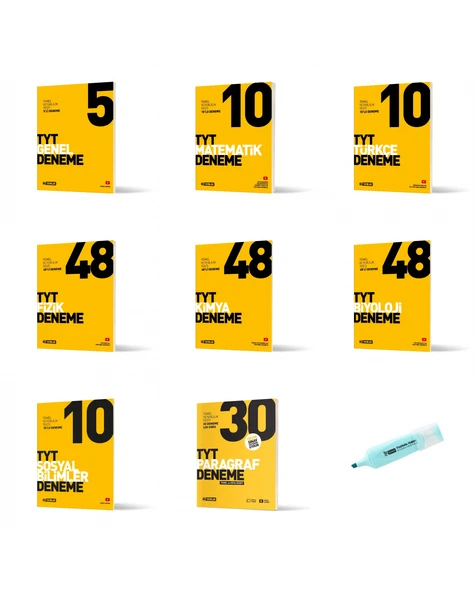 TYT Tüm Dersler Deneme Seti (8 Kitap) ürün görseli 1