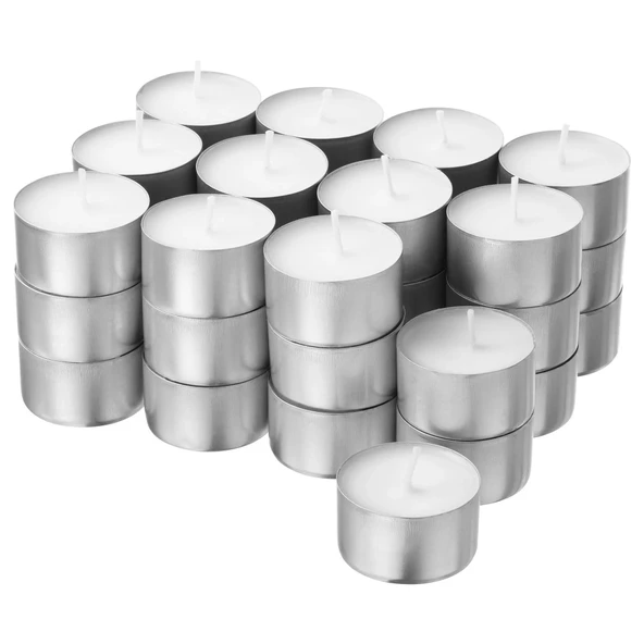 ikea glimma tealight 36 adet mum 6 saat yanma süresi ürün görseli 1